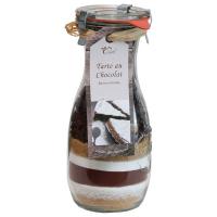 Backmischung im Glas, Tarte au Chocolat