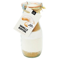Backmischung im Glas für Plätzchen " Vanille-Kipferl"